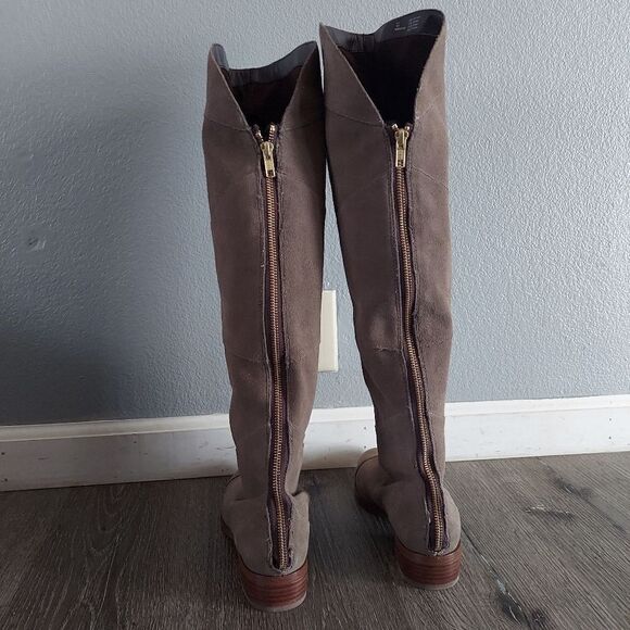 Sole Society Tiff Over The Knee Boots Taupe Size 8.5 - Picture 5 of 15